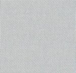 A close up on pewter lugana cross stitching fabric. The cloth is evenweave so the holes are clearly visible