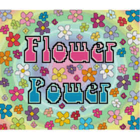 Flower Power Counted Cross Stitch Pattern - A Magic Hour Exclusive Pattern