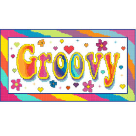 Groovy Counted Cross Stitch Pattern - A Magic Hour Exclusive Pattern