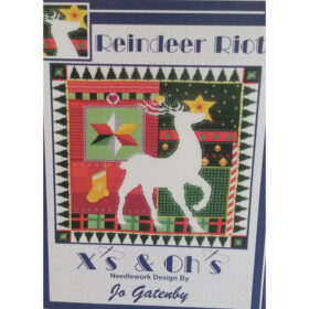 Reindeer Riot Counted Cross Stitch Pattern from X's and Oh's
