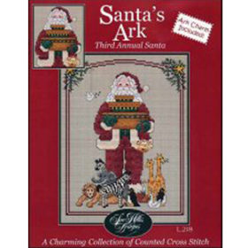 Santa's Ark Counted Cross Stitch Pattern by Sue Hillis Designs