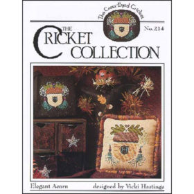 Elegant Acorn (#214) Counted Cross Stitch Pattern by Cross Eyed Cricket Collection