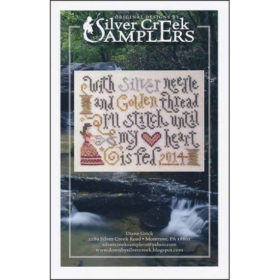 Stitching Feeds my Heart Counted Cross Stitch Pattern by Silver Creek Samplers