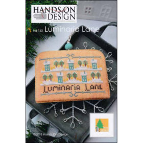 White Christmas - Luminaria Lane Counted Cross Stitch Pattern by Hands On Designs