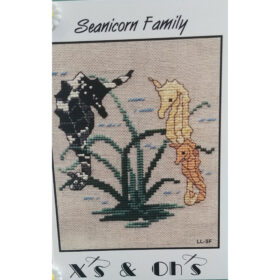 Seanicorn Family Counted Cross Stitch Pattern from X's and Oh's