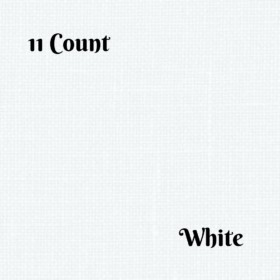 Aida cloth 11 count in WHITE