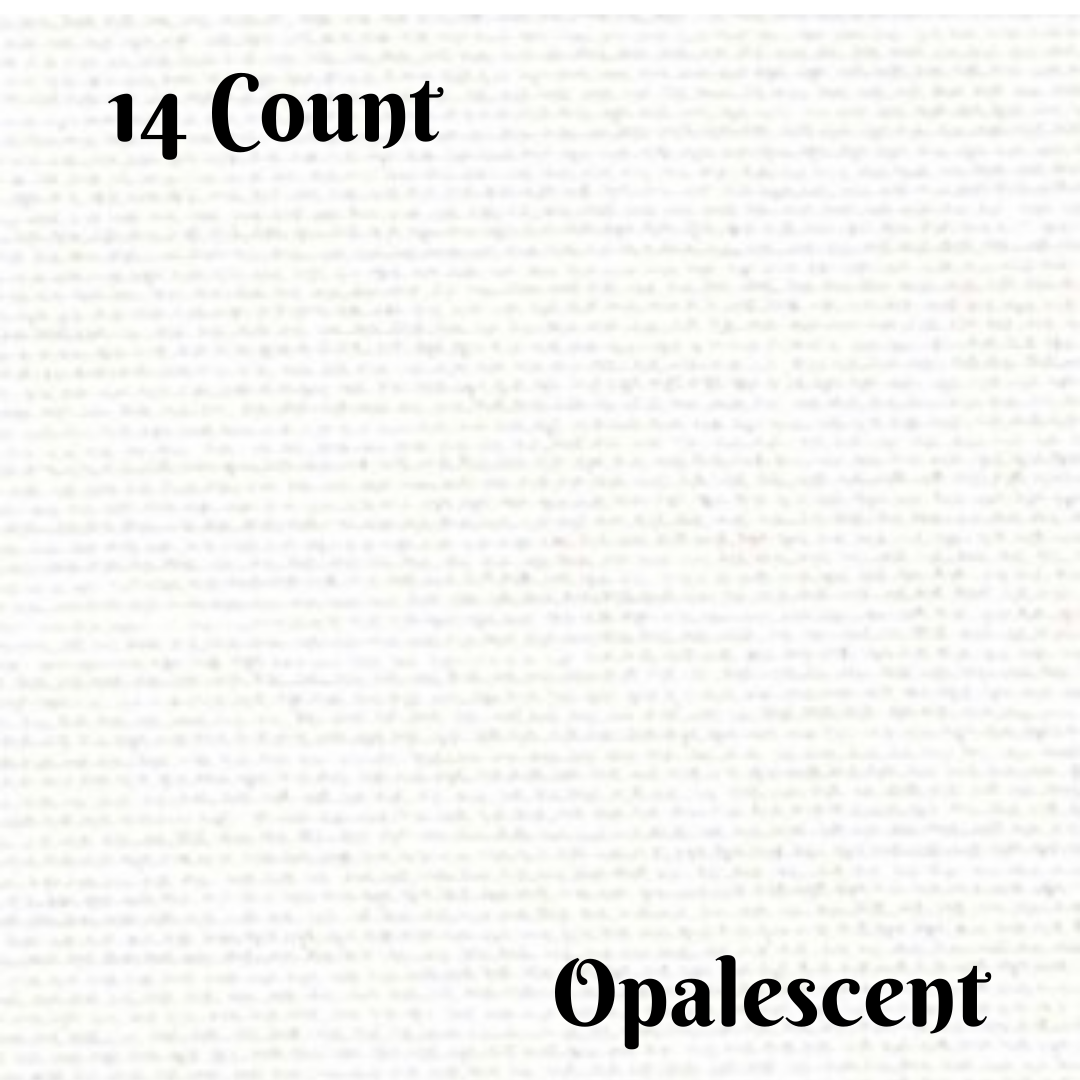 Aida cloth 14 Count in OPALESCENT - Magic Hour Needlecrafts