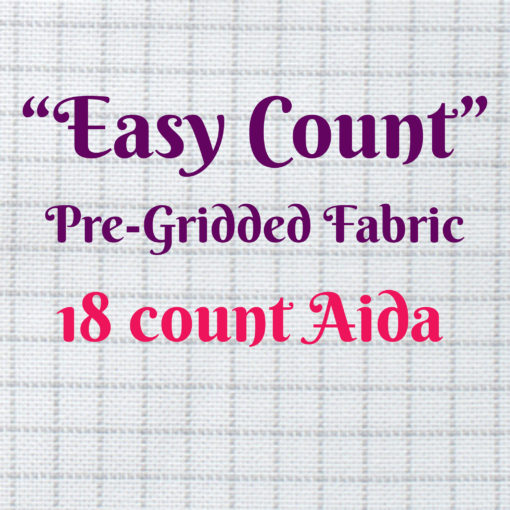 Easy Count Aida Cloth 18 Count Pre-Gridded Cross Stitch Fabric - Magic Hour  Needlecrafts