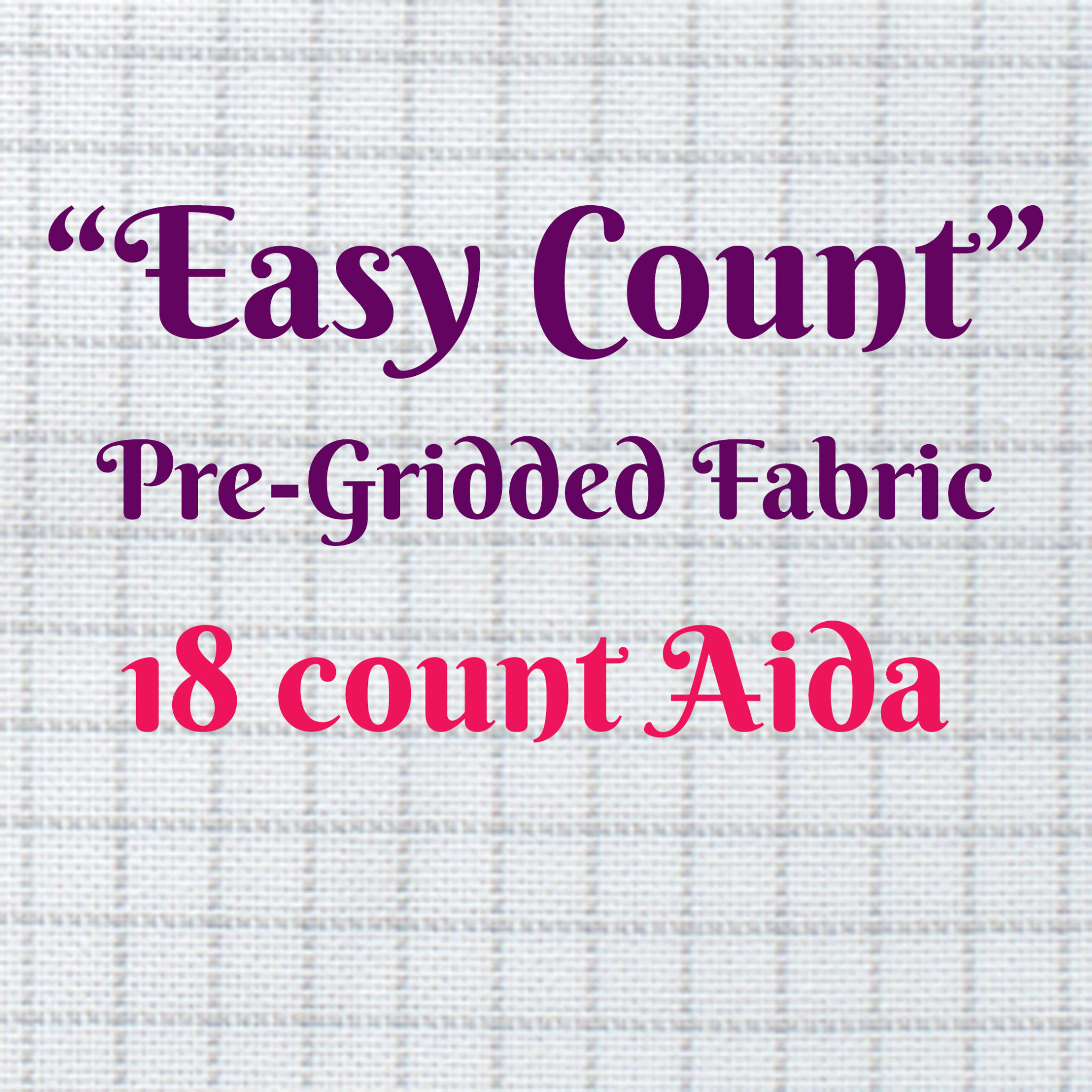 18 count Aida Cloth (Pre-Cut) - Wish I Were Stitching