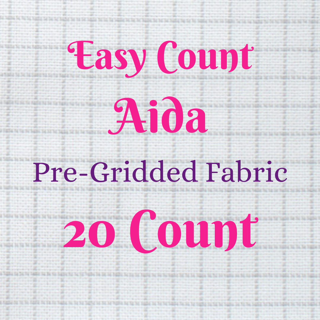Easy Count Aida Cloth 20 Count Pre-Gridded Cross Stitch Fabric - Magic Hour  Needlecrafts