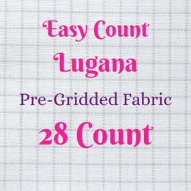 Lugana Easy Count Pre-Gridded Cross Stitch Fabric in 28  Count