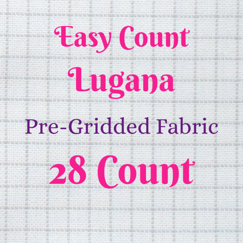Lugana Easy Count PreGridded Cross Stitch Fabric in 28 Count Magic