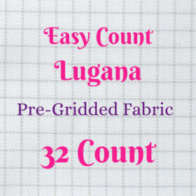 Lugana Easy Count Pre-Gridded Cross Stitch Fabric in 32 Count