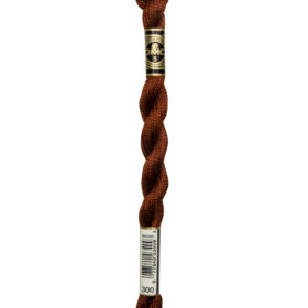 DMC Pearl Cotton #0300 Mahogany Very Dark - Size 5