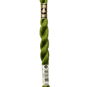 DMC Pearl Cotton #0469 Avocado Green - Size 5