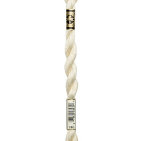 DMC Pearl Cotton #0746 Off-White - Size 3