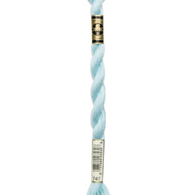 DMC Pearl Cotton #0747 Sky Blue Very Light - Size 5
