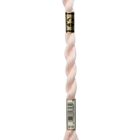DMC Pearl Cotton #0819 Baby Pink Light - Size 5