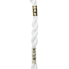DMC Pearl Cotton White - Size 5