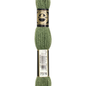 DMC Tapestry Wool #7376 Khaki Green Medium