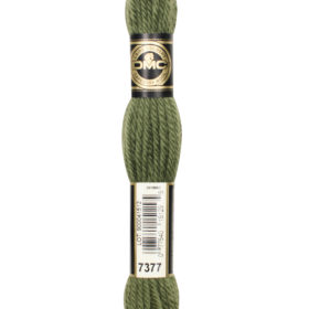 DMC Tapestry Wool #7377 Khaki Green Dark