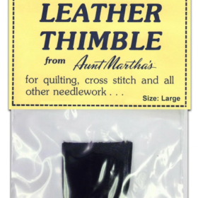 Aunt Martha's Leather Thimble - Large