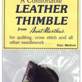 Aunt Martha's Leather Thimble - Thumb/Fingers