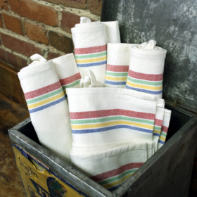 Aunt Martha's Retro Striped Towels Multi Pk/3