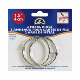 DMC 1 1⁄2″ Metal Craft Rings - 2 Pack