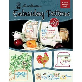 Aunt Martha's Embroidery Heat Transfer Books - Kitchen Designs