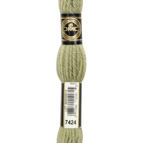 DMC Tapestry Wool #7424 Khaki Green Light