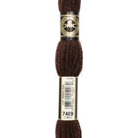 DMC Tapestry Wool #7489 Coffee Brown Ultra Dark
