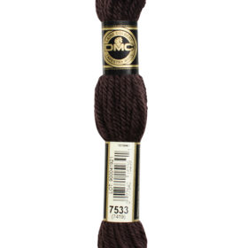 DMC Tapestry Wool #7533 Mocha Brown Very Dark