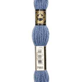 DMC Tapestry Wool #7555 Grey Blue Medium