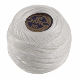 DMC Tatting Thread, 91 m ball - #5200 Snow White