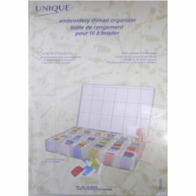 UNIQUE Large Floss Box with 100 Card Bobbins