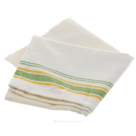 Aunt Martha's Retro Striped Towels Green Pk/3