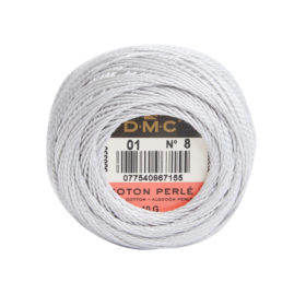 DMC Pearl Cotton Size 8 - #1