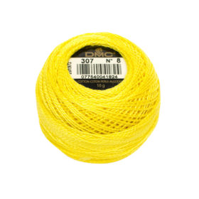 DMC Pearl Cotton Size 8 Colour #307