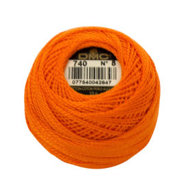 DMC Pearl Cotton Size 8 - #740