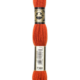 DMC Tapestry Wool #7360-Orange Spice Dark