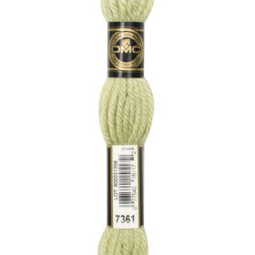 DMC Tapestry Wool #7361-Khaki Green Light