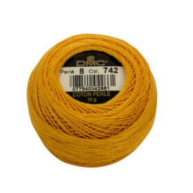 DMC Pearl Cotton Size 8 - #742