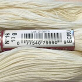 DMC Floche Embroidery Thread -Ecru - 168 yds 153.6 m