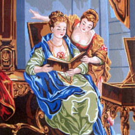 Leisure Time PRINTED CANVAS for Needlepoint