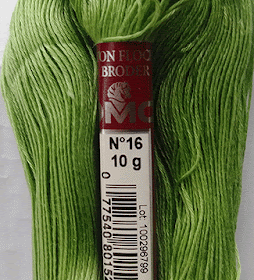 DMC Floche Embroidery Thread Colour #368- 168 yds 153.6 m