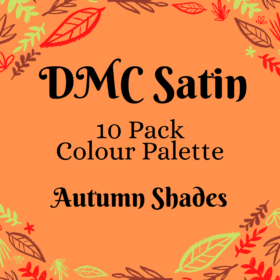 AUTUMN SHADES Colour Palette SATIN  Thread Bundles  - 10 skeins