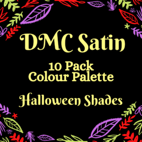 HALLOWEEN Colour Palette SATIN  Thread Bundles  - 10 skeins