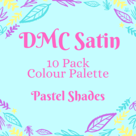 PASTEL Colour Palette SATIN  Thread Bundles  - 10 skeins