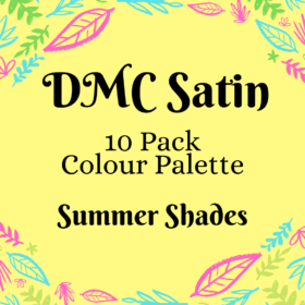 SUMMER SHADES Colour Palette SATIN  Thread Bundles  - 10 skeins